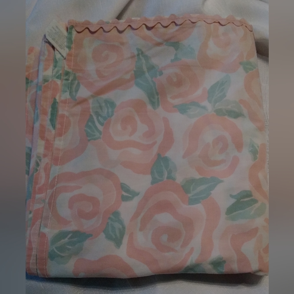 CLEARANCE Lady Pepperell Vintage Floral Full Flat Sheet